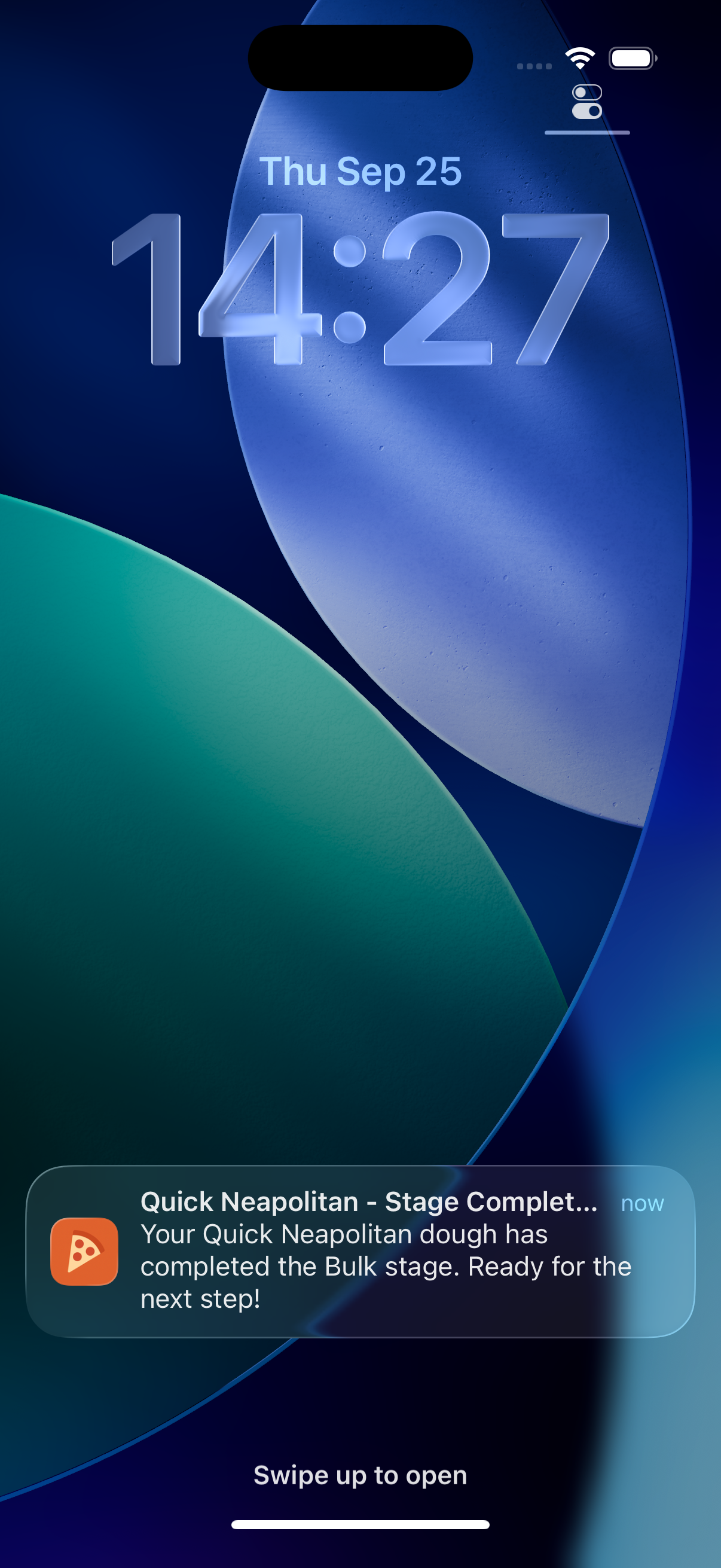 Smart Notifications showing fermentation stage alerts